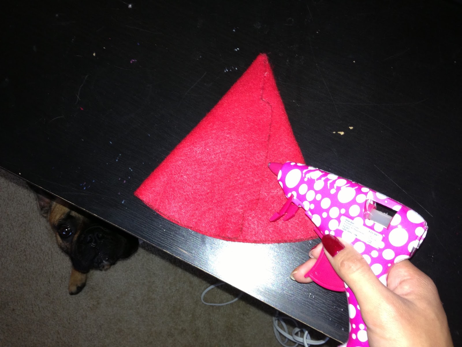 Pawdon My Frenchie DIY dog party hats